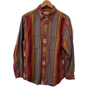 Vintage The Territory Ahead Shirt Men Medium Aztec Southwestern Navajo Button Up